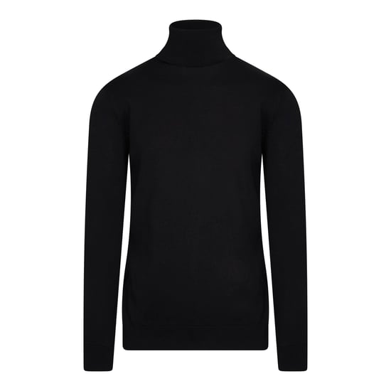 Cappuccino Italia Suéteres Cuello alto Negro - Image 1