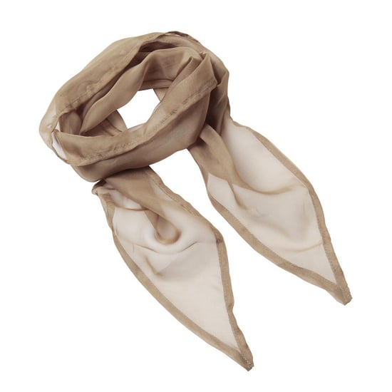 Premier Womens/Ladies Chiffon Scarf (Khaki) - Image 2