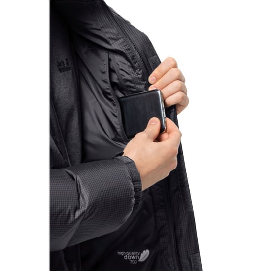 Jack Wolfskin Chaqueta invierno DNA Tundra XT Chaqueta de pluma Negro - Image 4