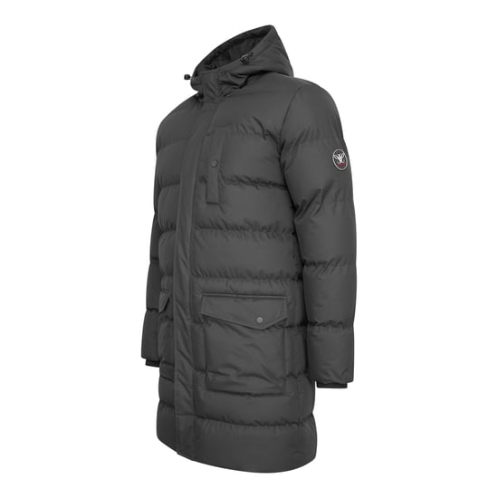 Cappuccino Italia Hooded Winter Jacket Zwart Negro - Image 3