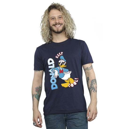 Disney Mens Donald Duck Cool T-Shirt (Navy Blue) - Image 3
