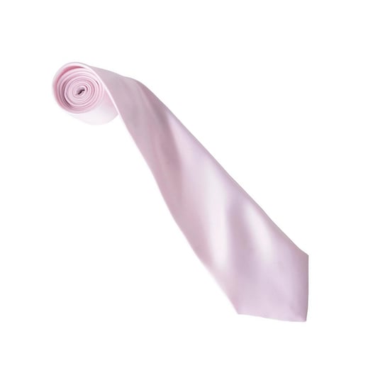 Premier Colours Collection Satin Tie (Pink) - Image 2