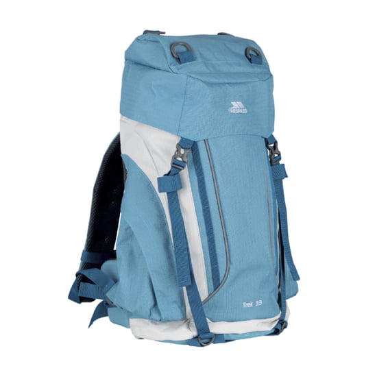Trespass Trek 33 Rucksack/Backpack (33 Litres) (Storm Blue/Soft Stone) - Image 3