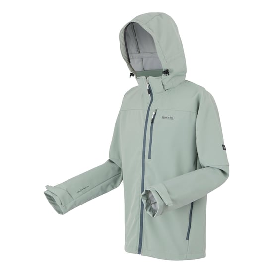 Regatta Mens Arana Waterproof Soft Shell Jacket (Glacier/Iceberg) - Image 3