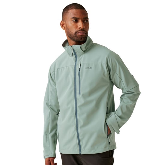 Regatta Mens Arana Waterproof Soft Shell Jacket (Glacier/Iceberg) - Image 4