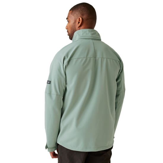Regatta Mens Arana Waterproof Soft Shell Jacket (Glacier/Iceberg) - Image 5