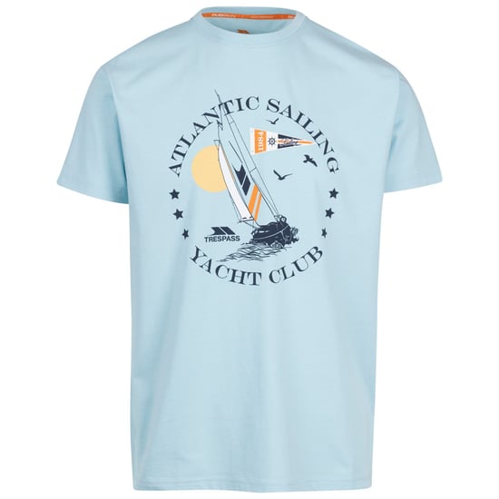 Trespass Mens Cedarf Printed T-Shirt (Seafoam) - Image 1