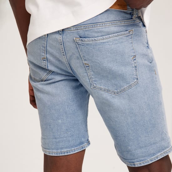 Selected Shorts Alex Pantalón Corto Slim Azul - Image 3