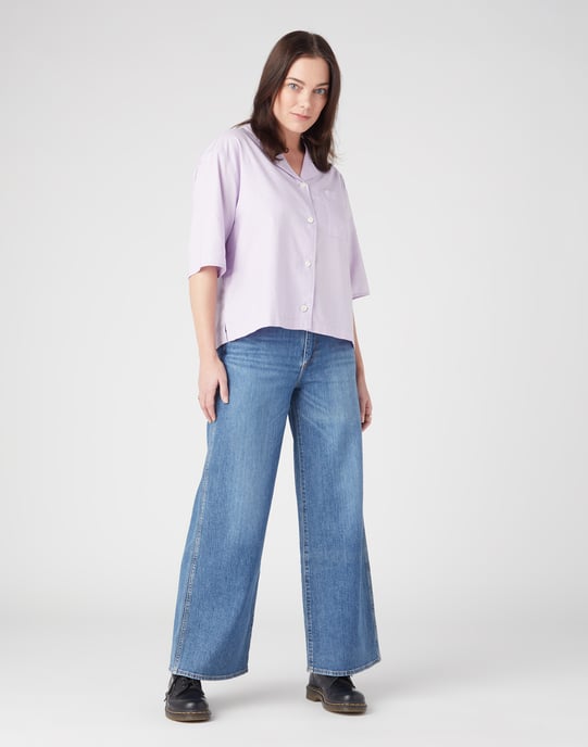 GB - Wrangler - BLOUSE PASTEL VIOLET - Image 2