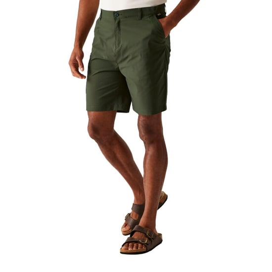 Regatta Mens Dalry Multi Pocket Shorts (Dark Khaki) - Image 4