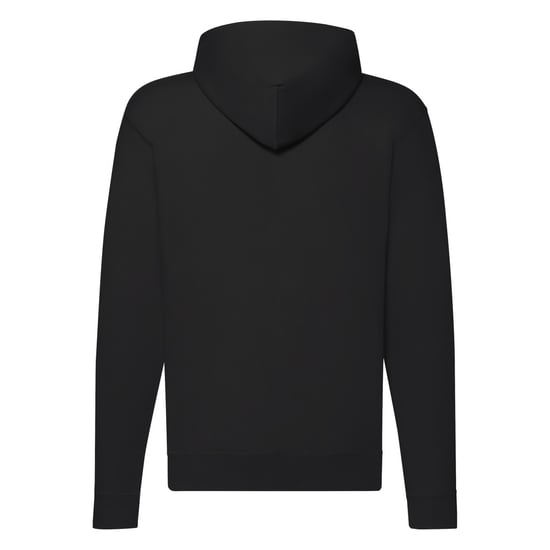 Fruit of the Loom Unisex Adult Classic Hooded Jacket (Black) - Image 2