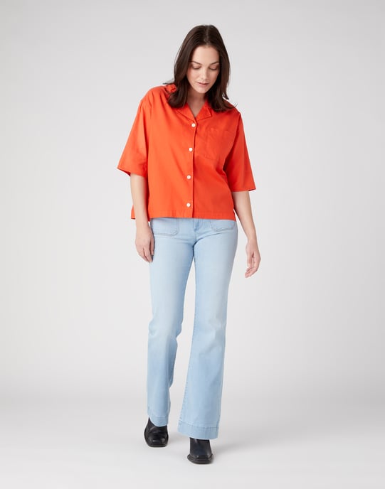GB - Wrangler - BLOUSE ORANGE - Image 4
