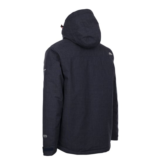 Trespass Mens Fyfinn Padded Waterproof Jacket (Navy Marl) - Image 2