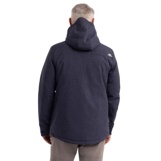 Trespass Mens Fyfinn Padded Waterproof Jacket (Navy Marl) - Image 3