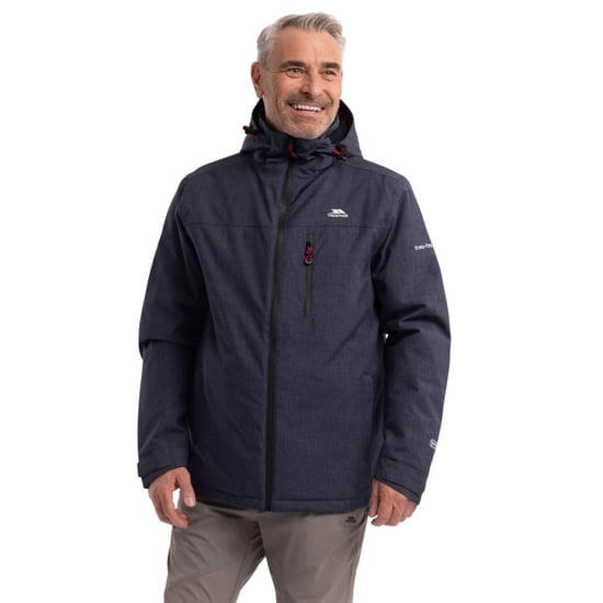 Trespass Mens Fyfinn Padded Waterproof Jacket (Navy Marl) - Image 4