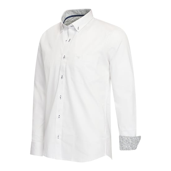 Cappuccino Italia Camisa Stretch Camisa Ancona Blanca - Image 1