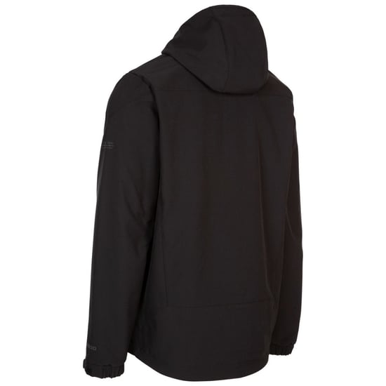 Trespass Mens Marlon Soft Shell Jacket (Black) - Image 2