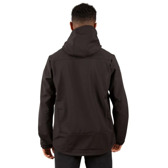 Trespass Mens Marlon Soft Shell Jacket (Black) - Image 4
