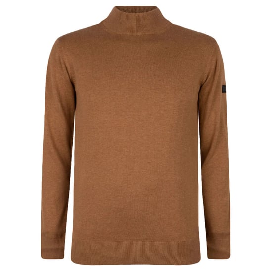 Presly & Sun Jersey Jordan Mock Turtle Pullover Marrón - Image 1