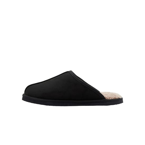 Jack & Jones Slippers Zapatilla de microfibra Dudely Negra - Image 2