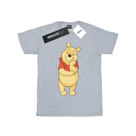 Disney Mens Winnie The Pooh Cute T-Shirt (Sports Grey) - Image 1