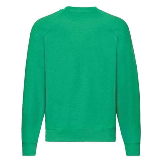 Fruit of the Loom Unisex Adult Classic Raglan Sweatshirt (Kelly Green) - Image 2