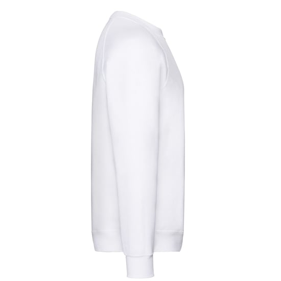 Fruit of the Loom Unisex Adult Classic Plain Raglan Sweatshirt (White) - Image 3