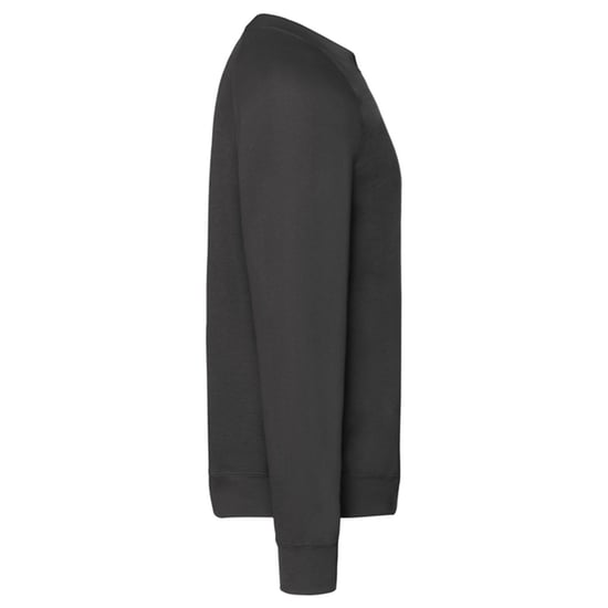 Fruit of the Loom Unisex Adult Classic Raglan Sweatshirt (Black) - Image 3