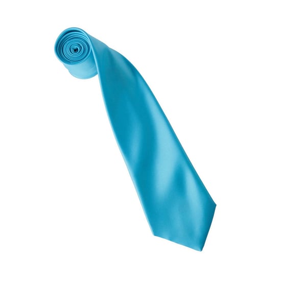 Premier Colours Collection Satin Tie (Turquoise) - Image 2