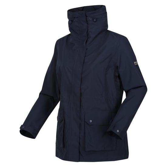 Regatta Womens/Ladies Novalee Raincoat (Navy) - Image 3