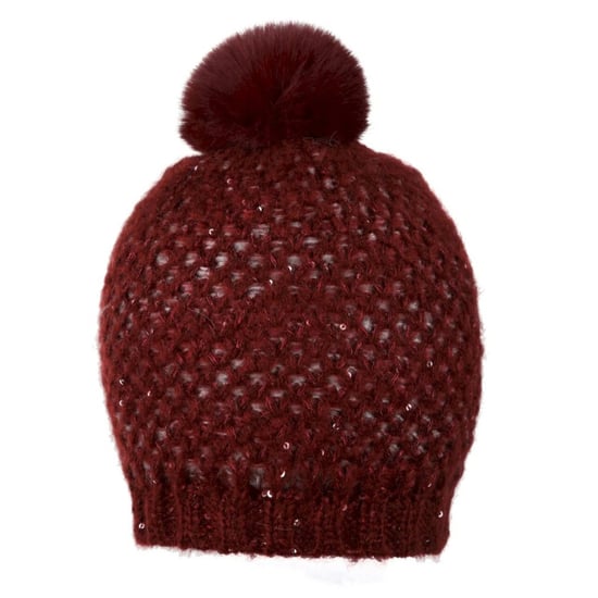 Regatta Womens/Ladies Lorelai IV Bobble Winter Hat (Cabernet) - Image 2