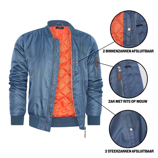 Cappuccino Italia Chaqueta verano Navy Seal Chaqueta Azul Marino - Image 2