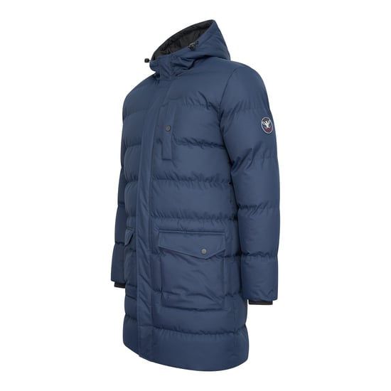 Cappuccino Italia Chaqueta invierno Chaqueta invierno con capucha Azul marino - Image 2