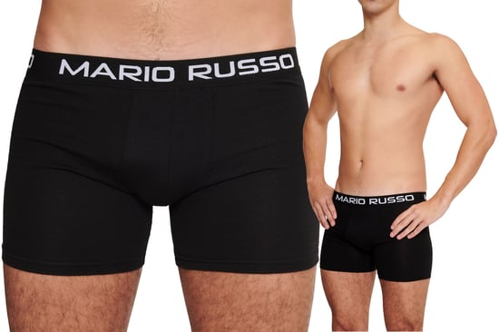 Calzoncillos Mario Russo 10-Pack Basic Boxers Negro - Image 2