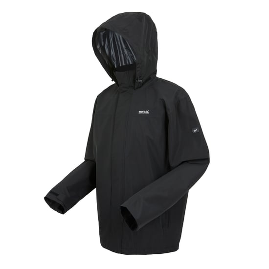 Regatta Mens Matt II Waterproof Jacket (Black) - Image 3