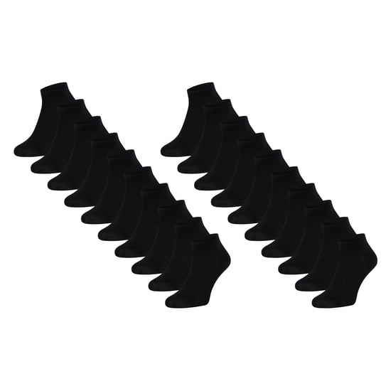 Calcetines Mario Russo Paquete de 10 Calcetines Deportivos Negro - Image 1