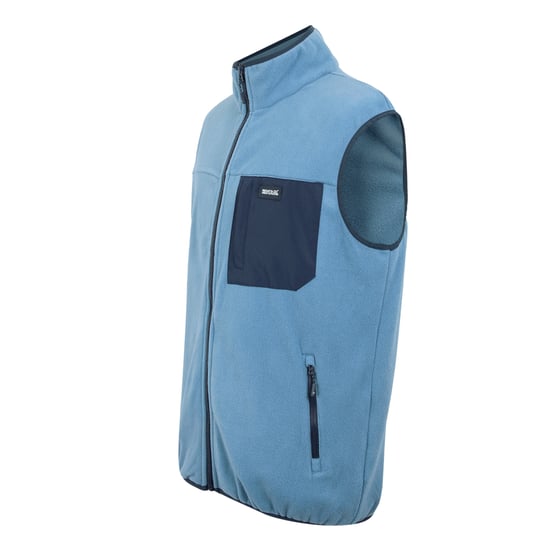 Regatta Mens Frankie Fleece Gilet (Coronet Blue/Navy) - Image 3