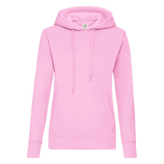 Fruit of the Loom Womens/Ladies Classic Hoodie (Light Pink) - Image 1
