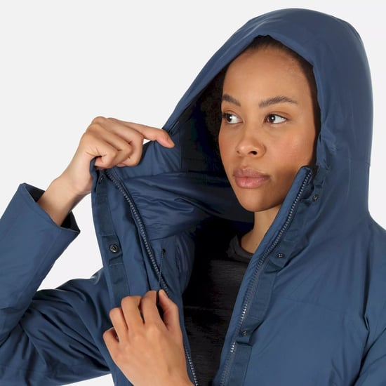 Regatta Womens/Ladies Yewbank II Waterproof Parka (Dark Denim) - Image 4