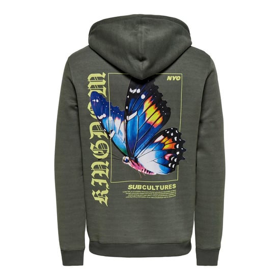 Only & Sons Sudaderas con capucha Keane Hoodie Grey - Image 2