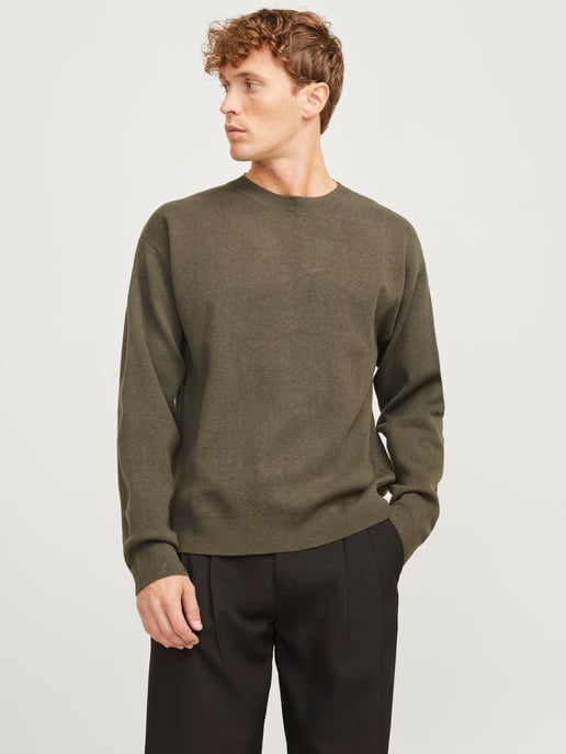 Jack & Jones Bradfort Knit Crew Neck Verde - Image 2