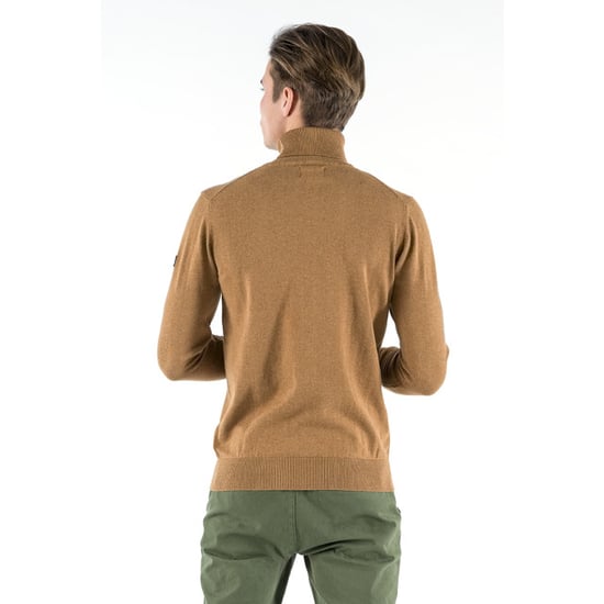 Presly & Sun Jersey Keith Turtle Neck Pullover Marrón - Image 3