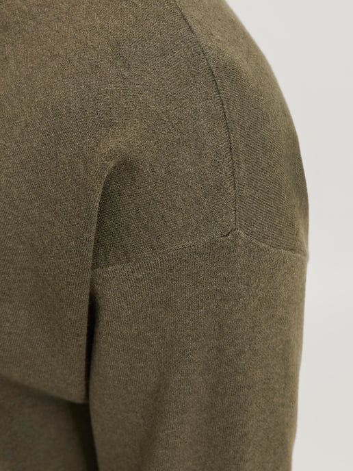 Jack & Jones Bradfort Knit Crew Neck Verde - Image 4