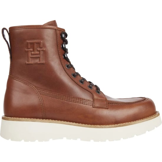 Tommy Hilfiger Botas con Cordones Forro Cálido Marrón - Image 1