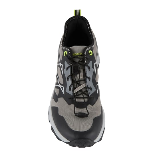 Regatta Mens Blaze Trainers (Grey/Black/Lime) - Image 3