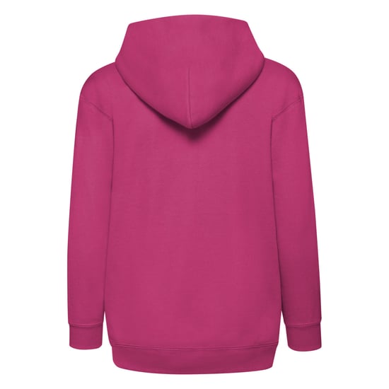 Fruit of the Loom Childrens/Kids Classic Hooded Jacket (Fuchsia) - Image 2