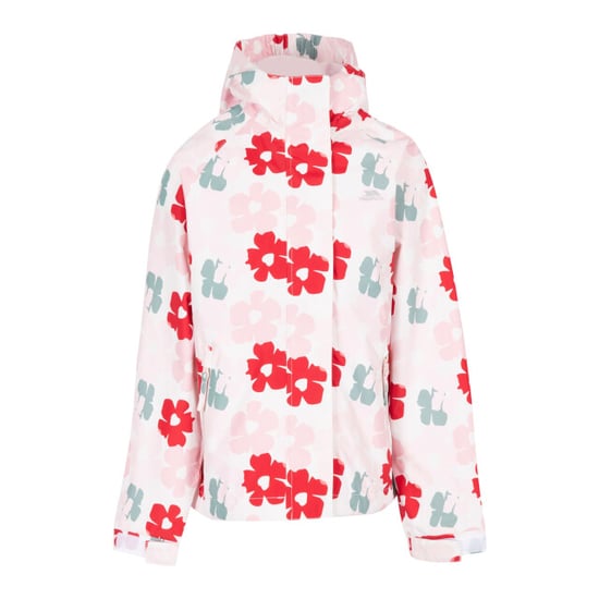 Trespass Childrens Girls Hopeful Waterproof Rain Jacket (Red) - Image 1