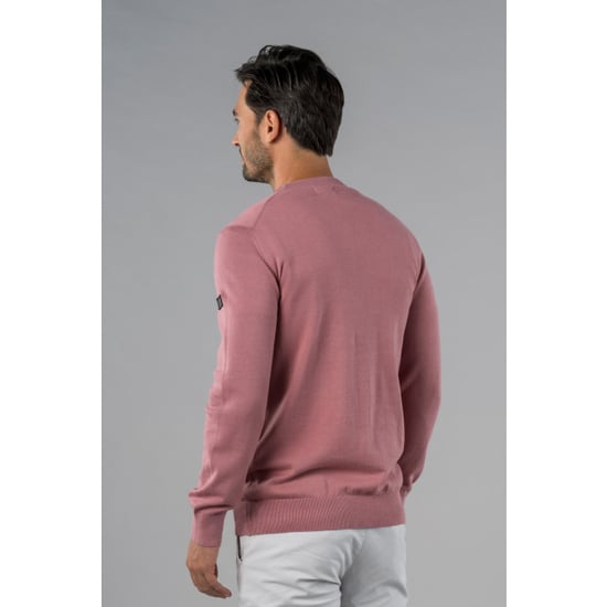 Presly & Sun Sweater Will R-Neck Jersey de punto Rosa - Image 2