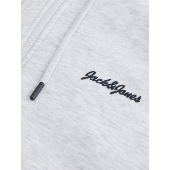 Jack & Jones Cárdigan Jor Tango Sudadera con cremallera Capucha Gris - Image 3