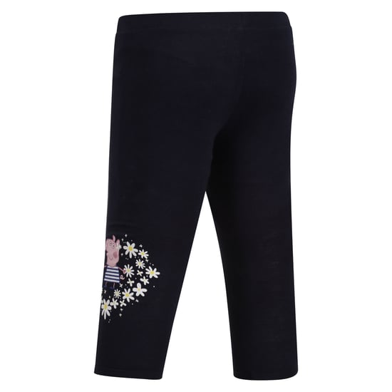 Regatta Childrens/Kids Printed Peppa Pig Leggings (Pack of 2) (Maize Yellow/Navy) - Image 5